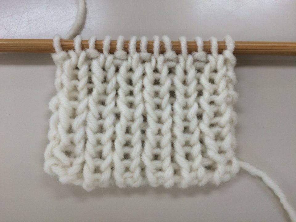 初心者のための棒針編みの始め方 1目ゴム編みの作り目と編み方 Knitlabo Blog