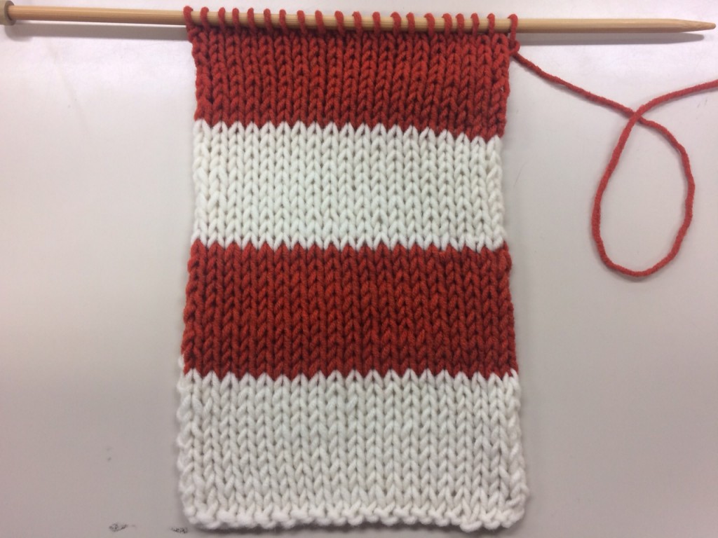 初心者のための棒針編みの始め方 ボーダーの編み方 Knitlabo Blog
