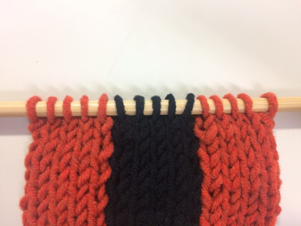 初心者のための棒針編みの始め方 ストライプ 縦縞 の編み方 Knitlabo Blog