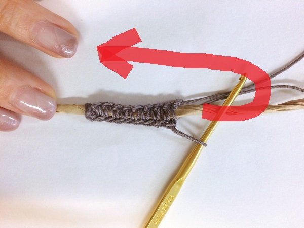 かぎ針で作る 細編みくるみかごバック Part １ Knitlabo Blog