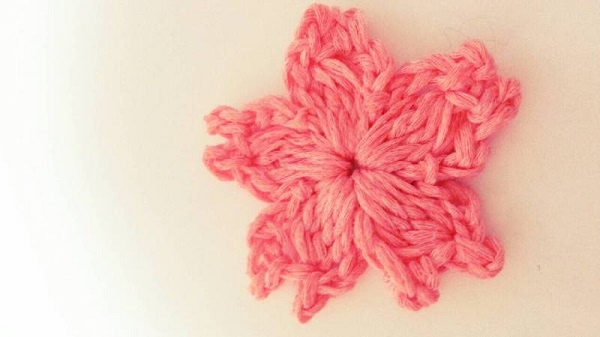 桜モチーフを編んで春気分に 編み図 編み方 Knitlabo Blog
