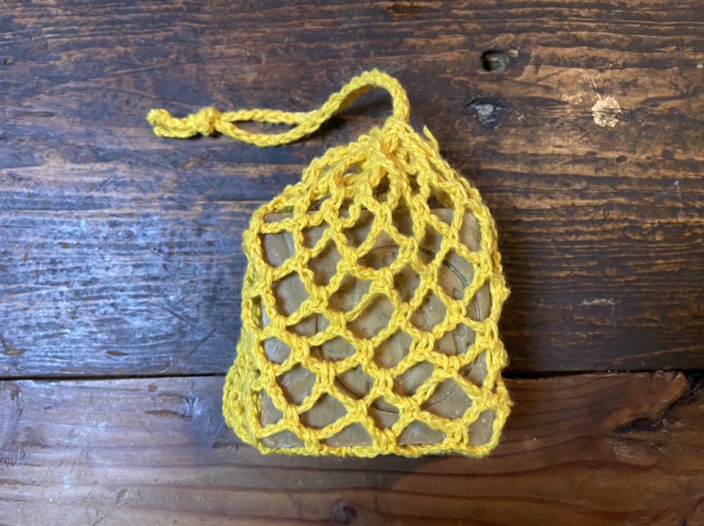 メッシュ編みで作る 石鹸用ネット Knitlabo Blog