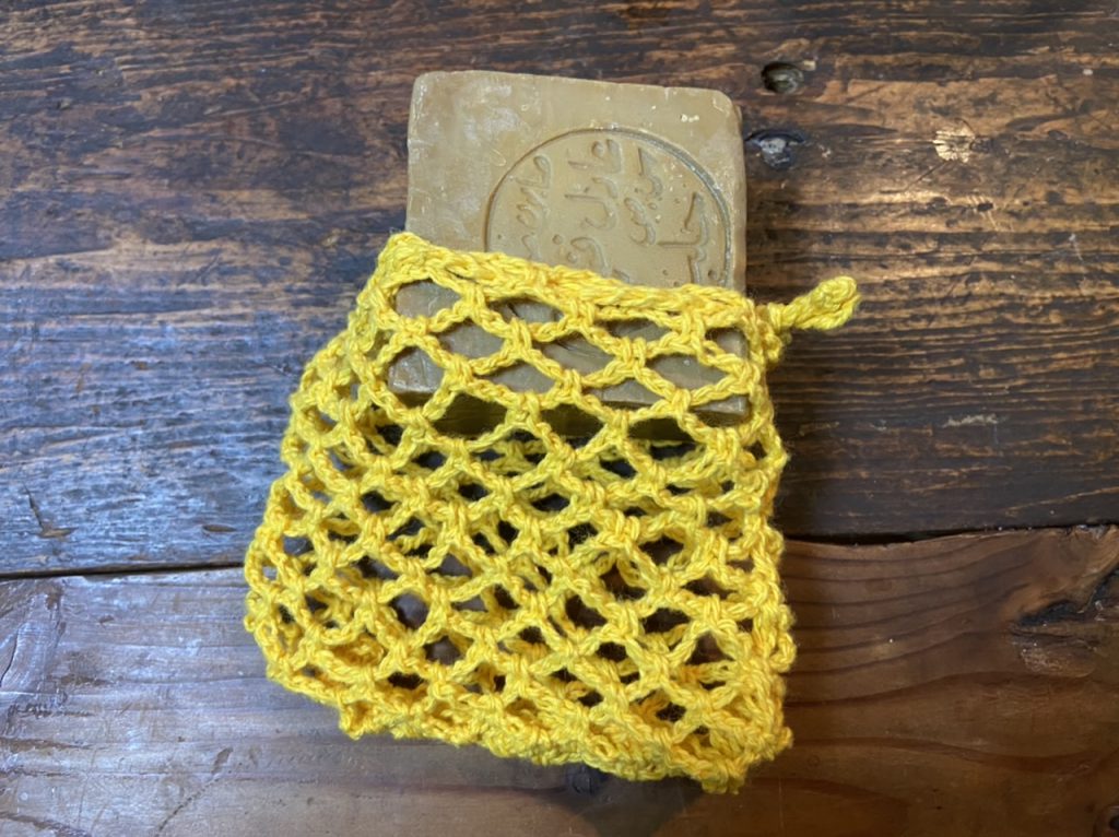 メッシュ編みで作る 石鹸用ネット Knitlabo Blog