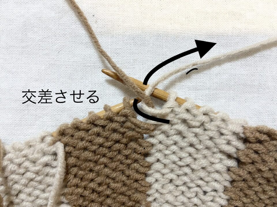 棒針・縦縞模様の糸の替え方 | KNIT LABO BLOG